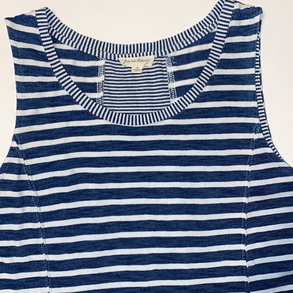 Jane and Delancey Striped Tank Dress Navy/White Size 1X - Picture 6 of 12